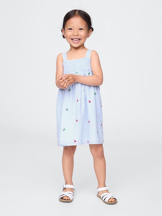 Image number 1 showing, Baby & Toddler Smocked Tank Dress