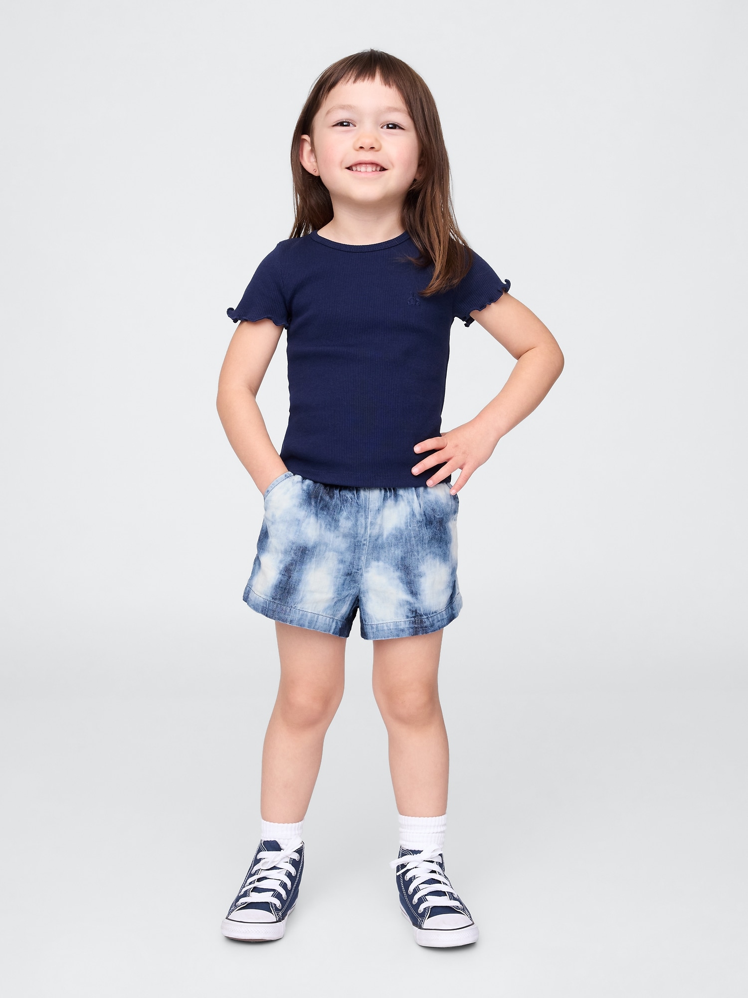 Baby & Toddler Denim Pull-On Shorts