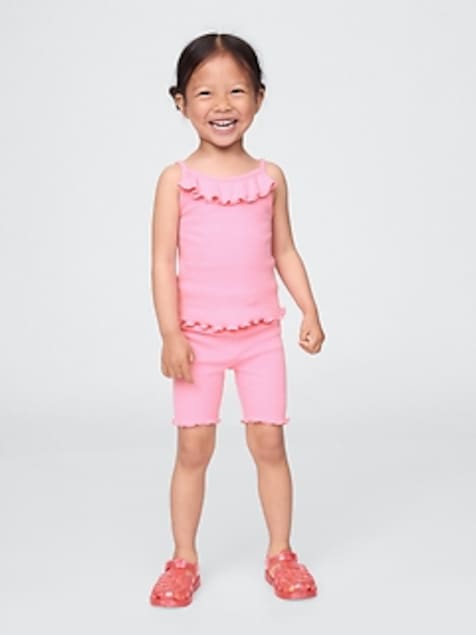 Baby & Toddler Ruffle Rib Outfit Set