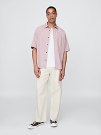 Organic Cotton Oversized Poplin Shirt