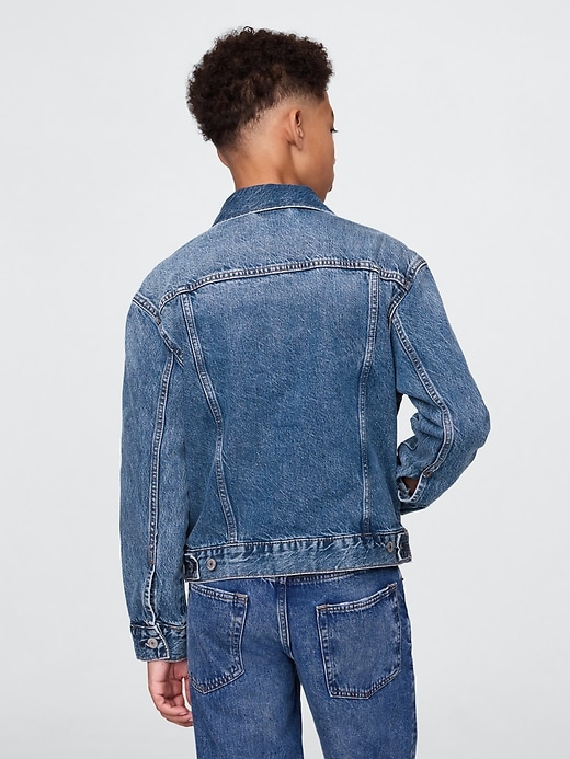 Image number 3 showing, Kids Organic Cotton Icon Denim Jacket