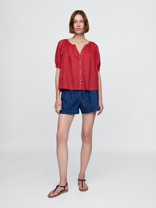 Image number 2 showing, Gap × DÔEN Gingham Top