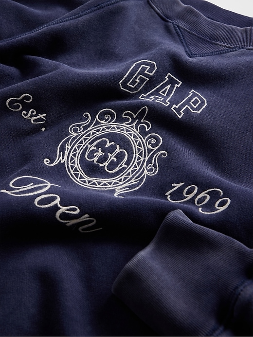 Image number 4 showing, Gap × DÔEN VintageSoft Logo Sweatshirt