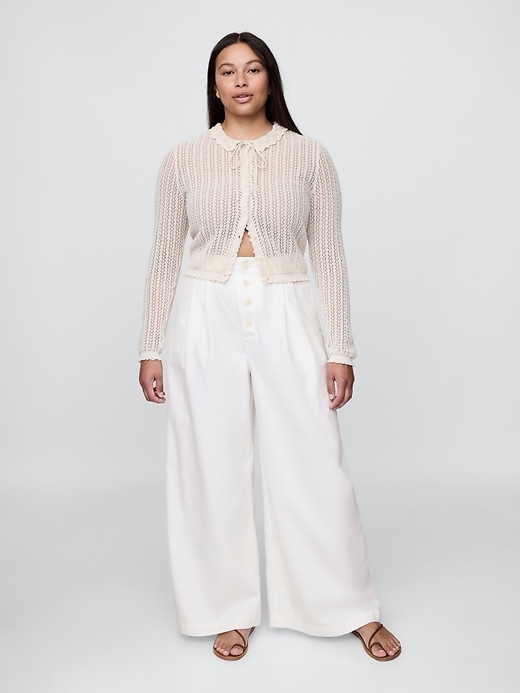 Image number 5 showing, Gap × DÔEN High Rise Pleated Trousers