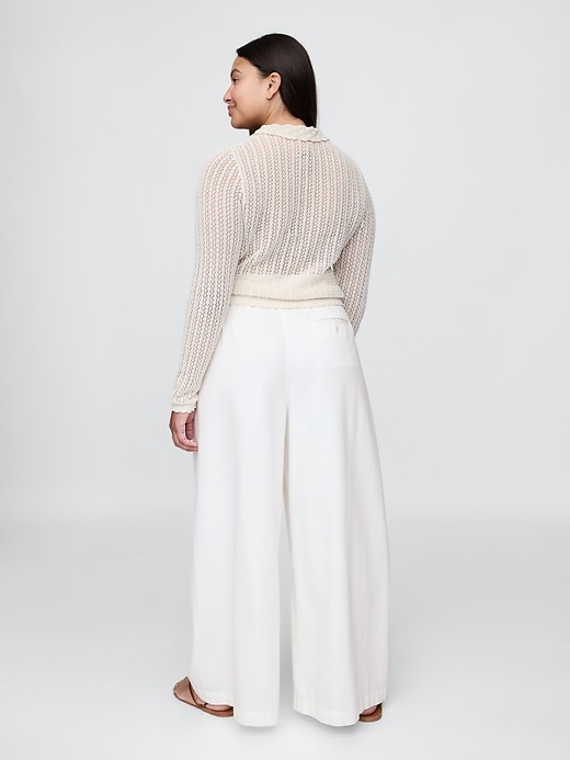 Image number 6 showing, Gap × DÔEN High Rise Pleated Trousers