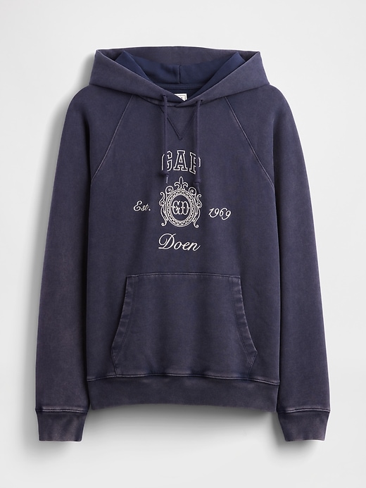 Image number 8 showing, Gap × DÔEN Heavyweight Raglan Logo Hoodie