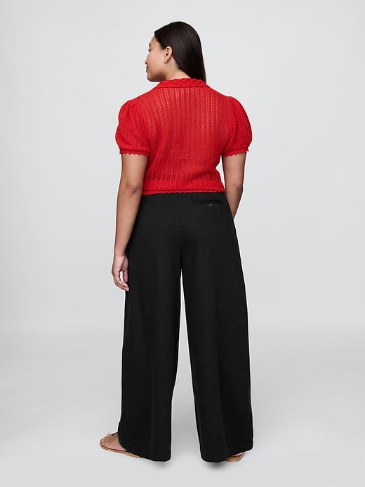 Image number 6 showing, Gap × DÔEN High Rise Pleated Trousers