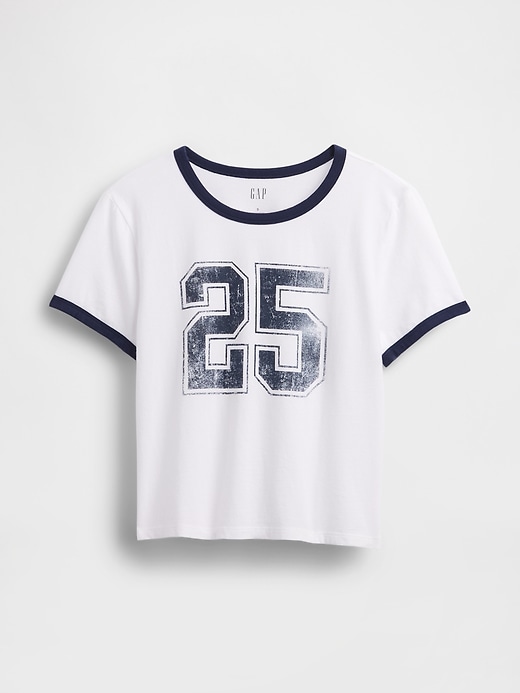 Image number 5 showing, Cropped Graphic T-Shirt