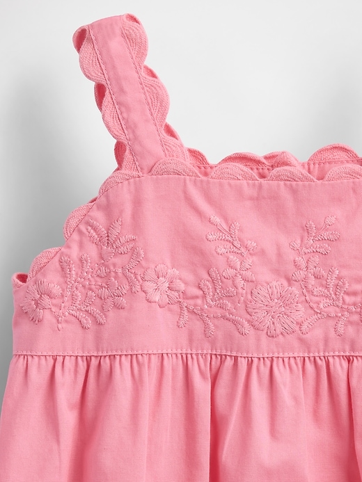 Image number 3 showing, Baby Embroidered Bubble Shorty Set