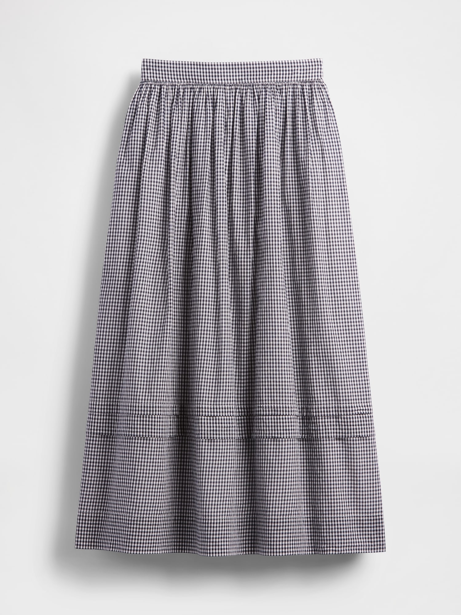 Женские юбки Gap × DÔEN Gingham Midi Skirt — фото 4