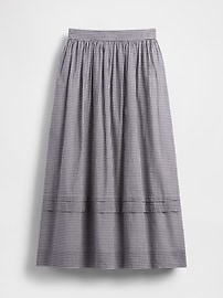 Gap × DÔEN Gingham Maxi Skirt
