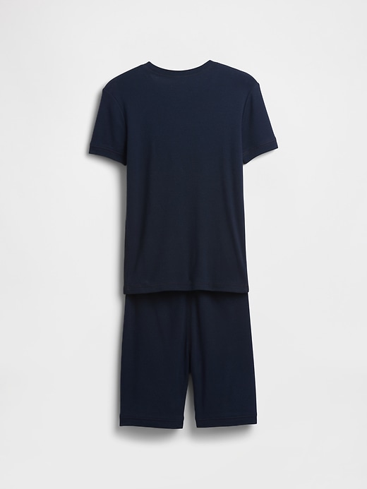 Image number 2 showing, Kids Organic Brushed Cotton PJ Set