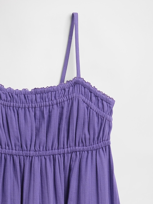 Image number 4 showing, Kids Crinkle Gauze Midi Dress