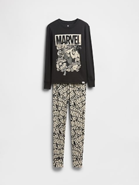 Kids Marvel Organic Brushed Cotton PJ Set