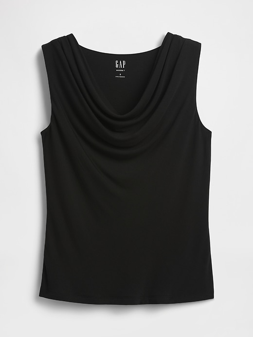 Image number 4 showing, Cropped Cowl-Neck Tank Top