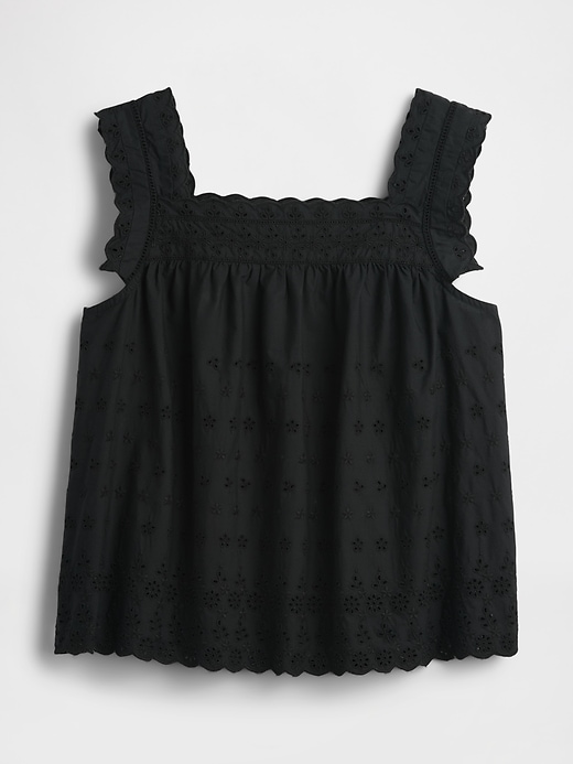 Image number 6 showing, Gap × DÔEN Eyelet Top
