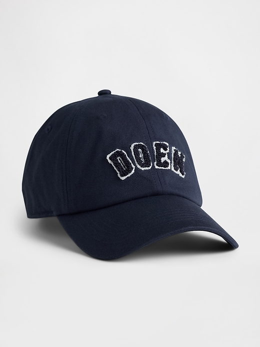 1 of 8 showing, with the color Navy blue of product Gap × DÔEN Organic Cotton Logo Baseball Hat