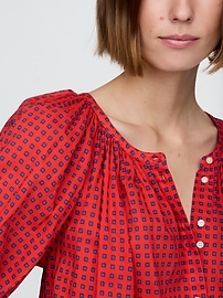 Gap × DÔEN Gingham Top