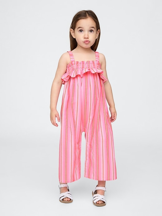 Image number 1 showing, Baby & Toddler Poplin Jumpsuit