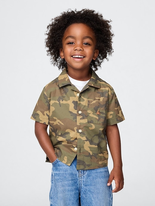 Image number 1 showing, Baby & Toddler Organic Cotton Cabana Shirt