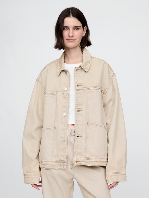 Image number 5 showing, UltraSoft Boxy Icon Denim Jacket