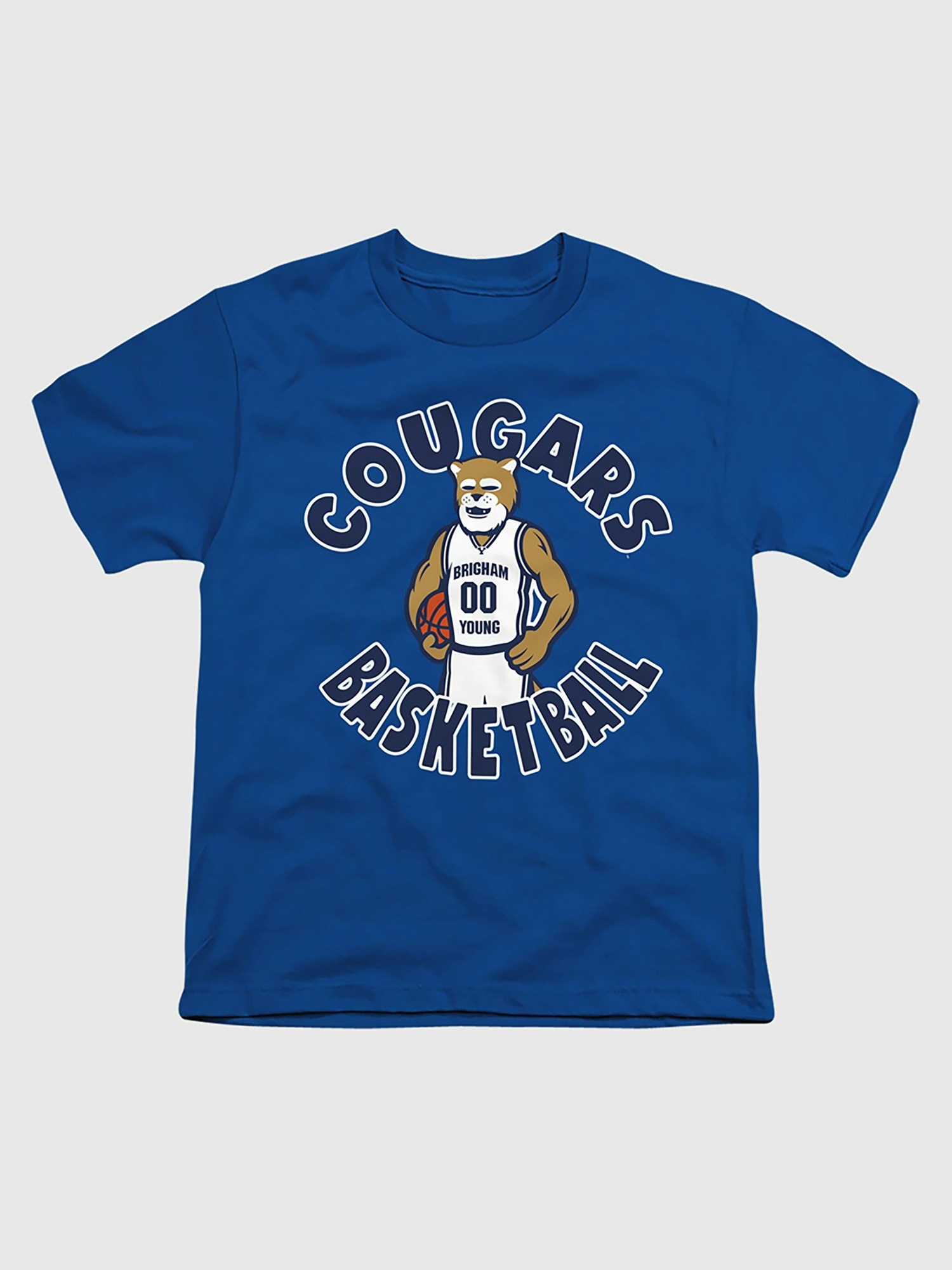 Kids BYU Cougars Basketball Graphic T-Shirt