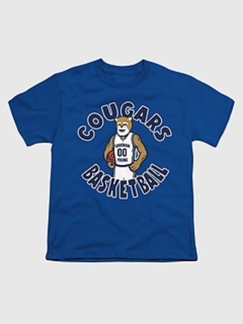 Kids BYU Cougars Basketball Graphic T-Shirt
