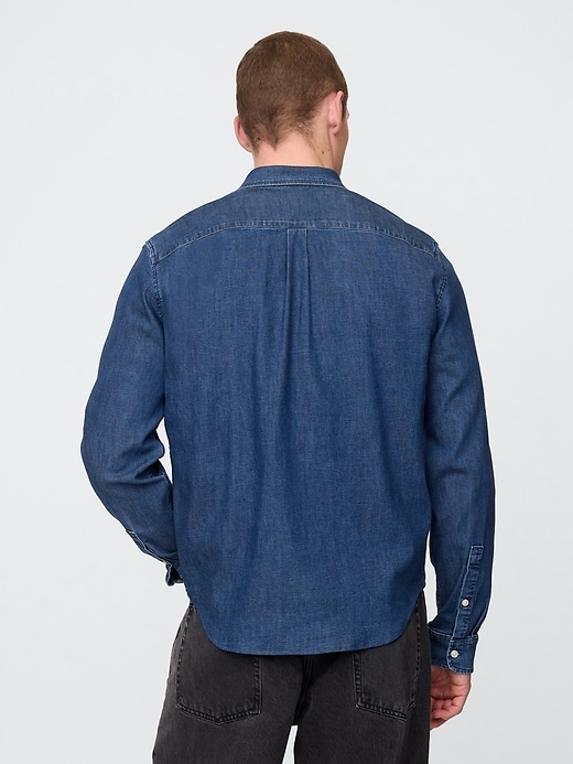 Image number 3 showing, Denim Pocket Shirt