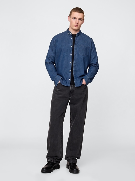 Image number 2 showing, Denim Pocket Shirt