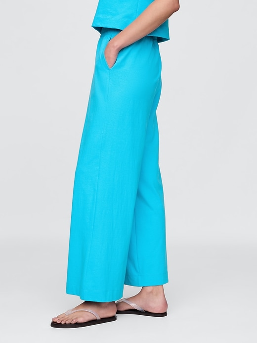 Image number 3 showing, Heavyweight Organic Cotton Wide-Leg Pants