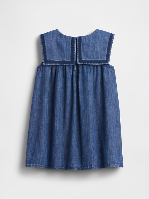 Image number 3 showing, Gap × DÔEN Baby & Toddler Denim Sailor Dress