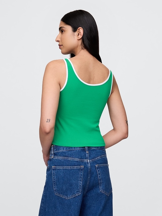 Image number 3 showing, Modern Cropped Tank Top