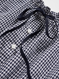 Gap × DÔEN Gingham Cropped Tank Top