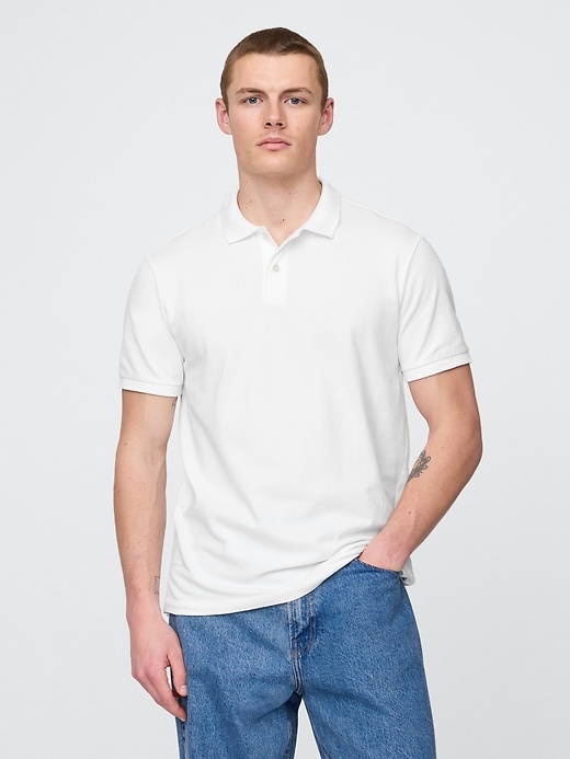 Image number 1 showing, Pique Polo Shirt