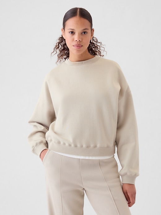 Image number 1 showing, VintageSoft Wedge Crewneck Sweatshirt
