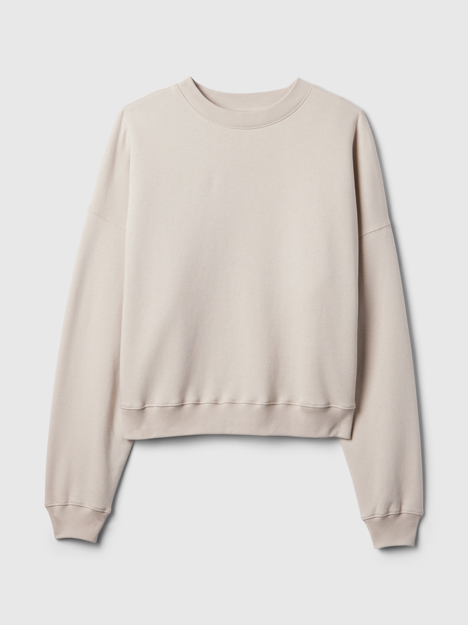 Buy Taupe Brown Oversized Relaxed Fit Heavyweight Brushed