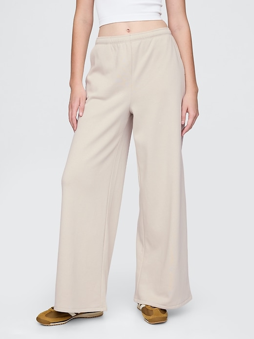 Image number 2 showing, VintageSoft Baggy Wide-Leg Sweatpants