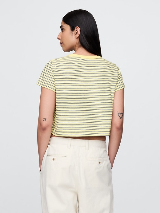 Image number 3 showing, Organic Cotton VintageSoft Cropped T-Shirt