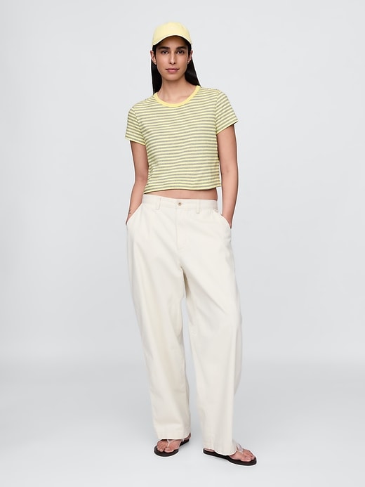 Image number 2 showing, Organic Cotton VintageSoft Cropped T-Shirt