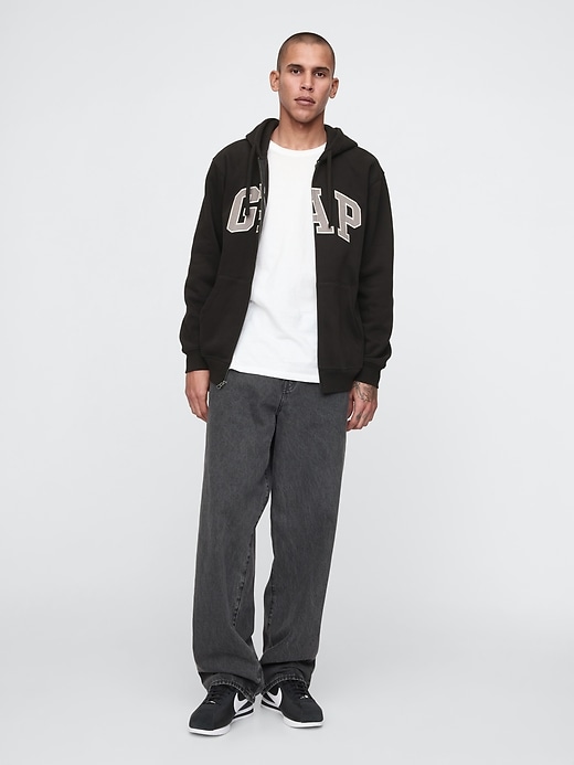 Image number 2 showing, VintageSoft Arch Logo Full-Zip Hoodie