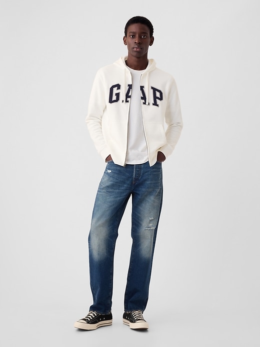 Image number 2 showing, VintageSoft Arch Logo Full-Zip Hoodie