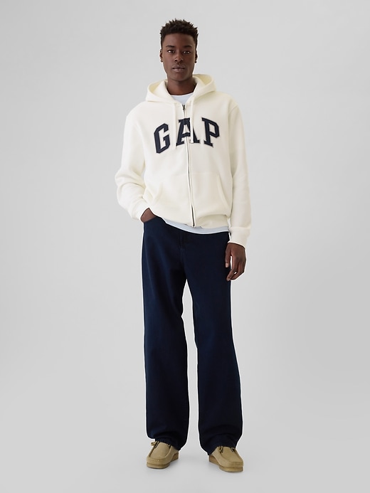 Image number 2 showing, VintageSoft Arch Logo Full-Zip Hoodie