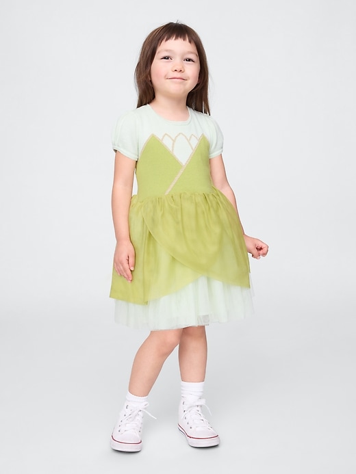 Image number 1 showing, Gap × Disney Baby Princess Tiana Tulle Dress