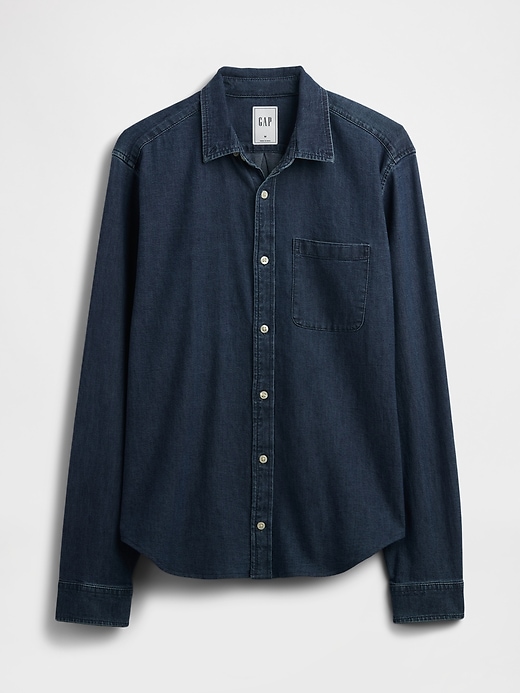 Image number 5 showing, Denim Pocket Shirt
