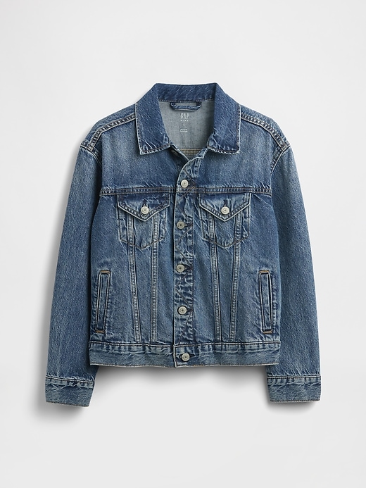 Image number 7 showing, Kids Organic Cotton Icon Denim Jacket