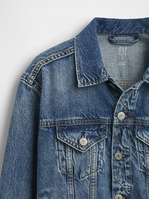Image number 5 showing, Kids Organic Cotton Icon Denim Jacket