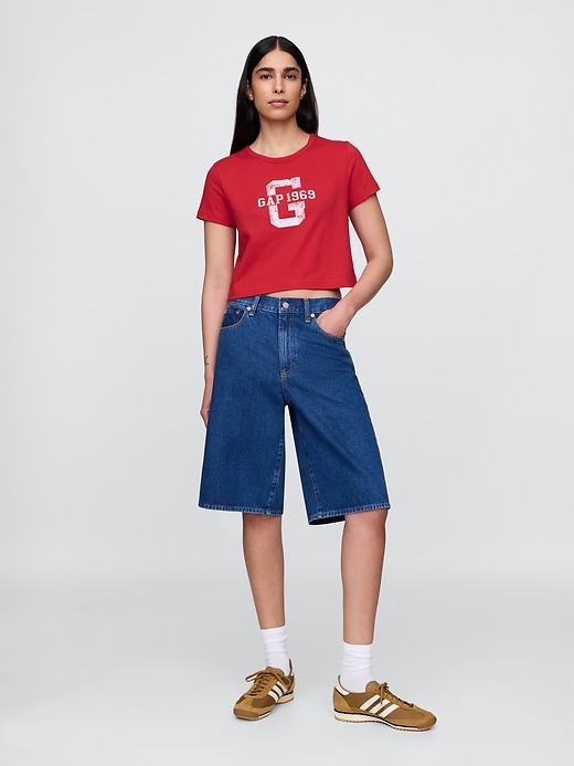 Image number 2 showing, Organic Cotton VintageSoft Cropped T-Shirt