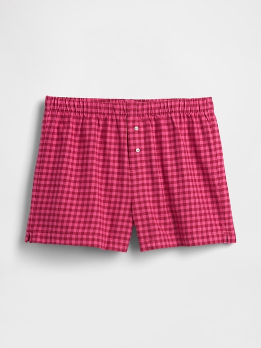 Image number 4 showing, Flannel PJ Boxer Shorts