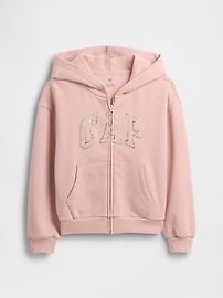Kids VintageSoft Logo Zip Hoodie