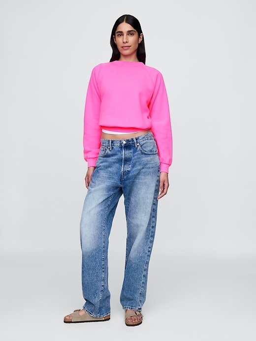 Image number 2 showing, VintageSoft Raglan Sweatshirt